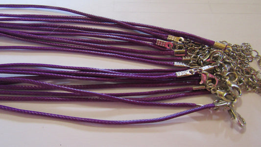 20" Colorful Cord Necklace